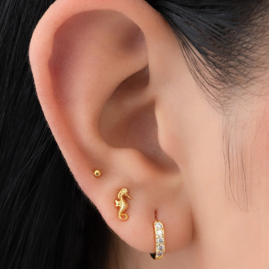 Topitos de oro laminado 18k Ref. 34209
