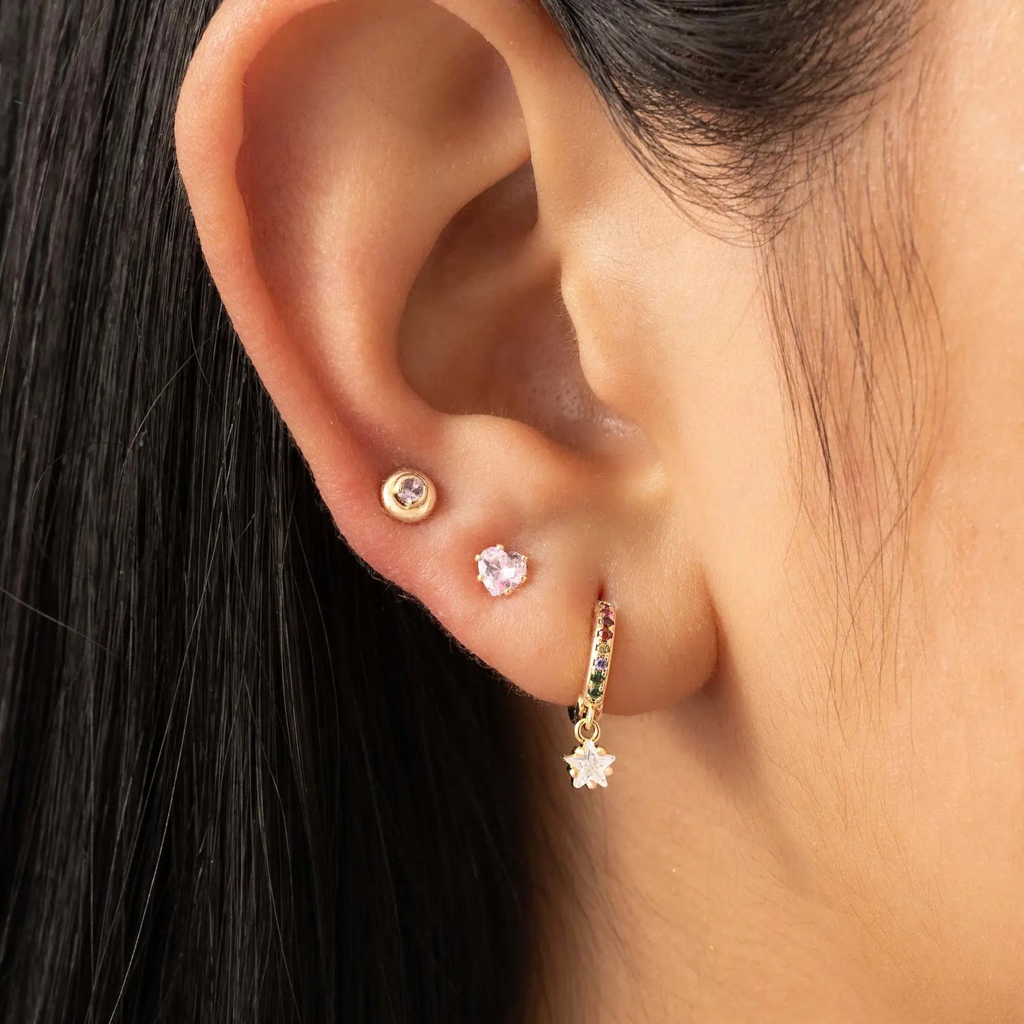 Candogas de oro laminado 18k Ref. 34190