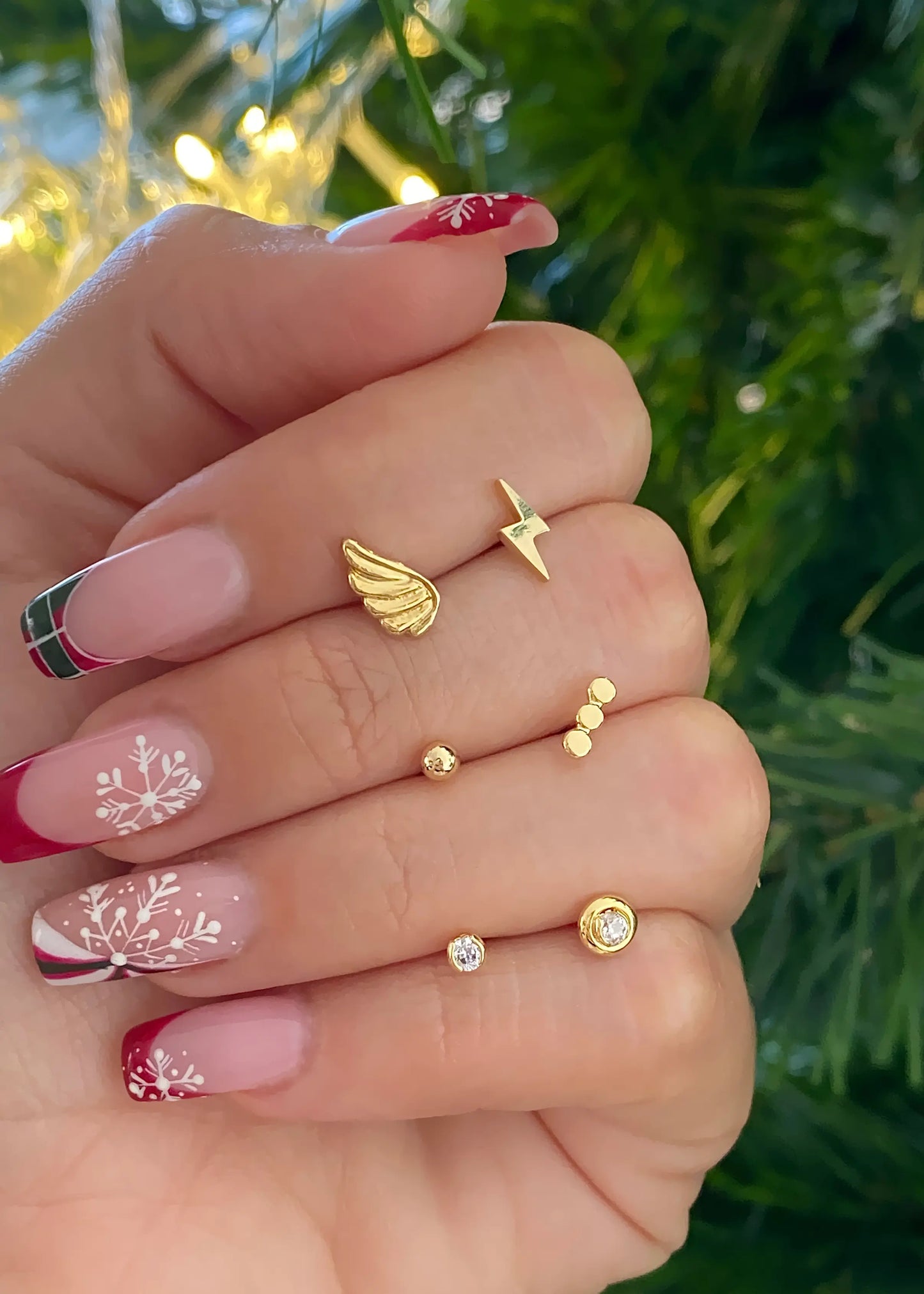 Topitos de oro laminado 18k Ref. 34244