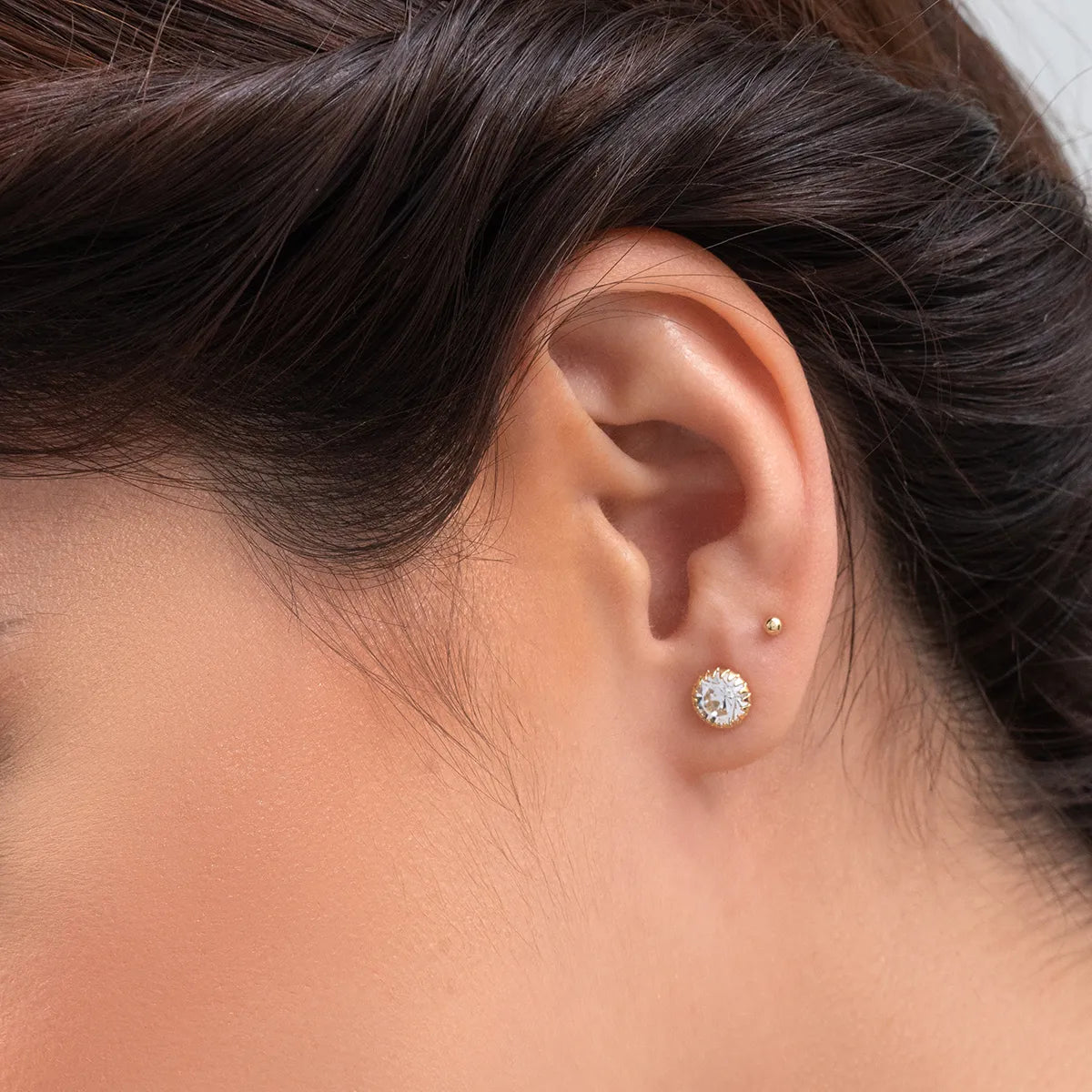Topitos de oro laminado 18k Ref. 34039