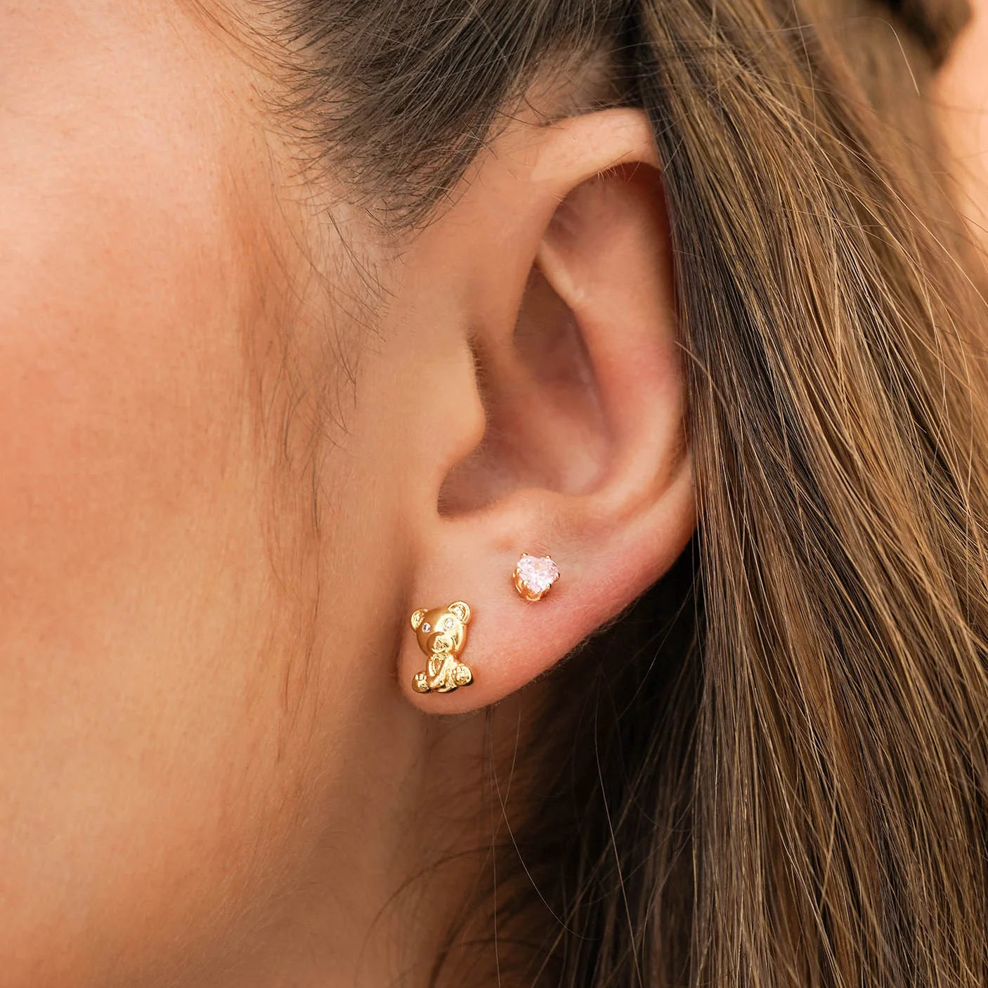 Topitos de oro laminado 18k Ref. 34067