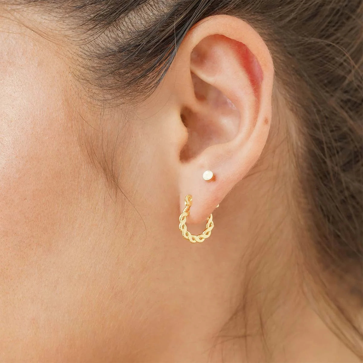 Candonga de oro laminado 18k Ref. 34126