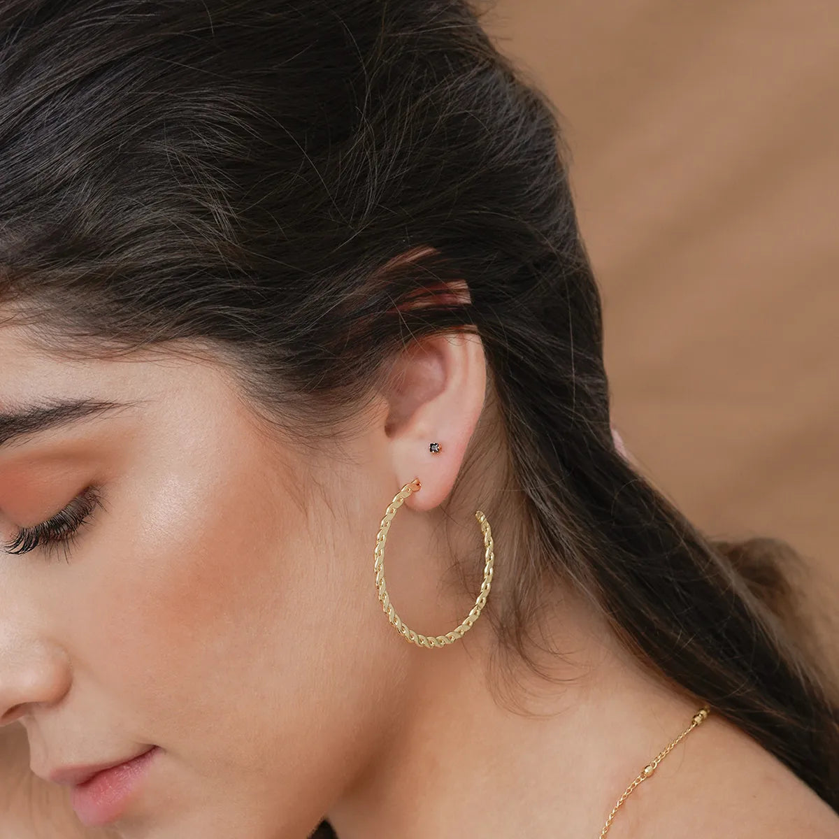 Candonga de oro laminado 18k Ref. 34134