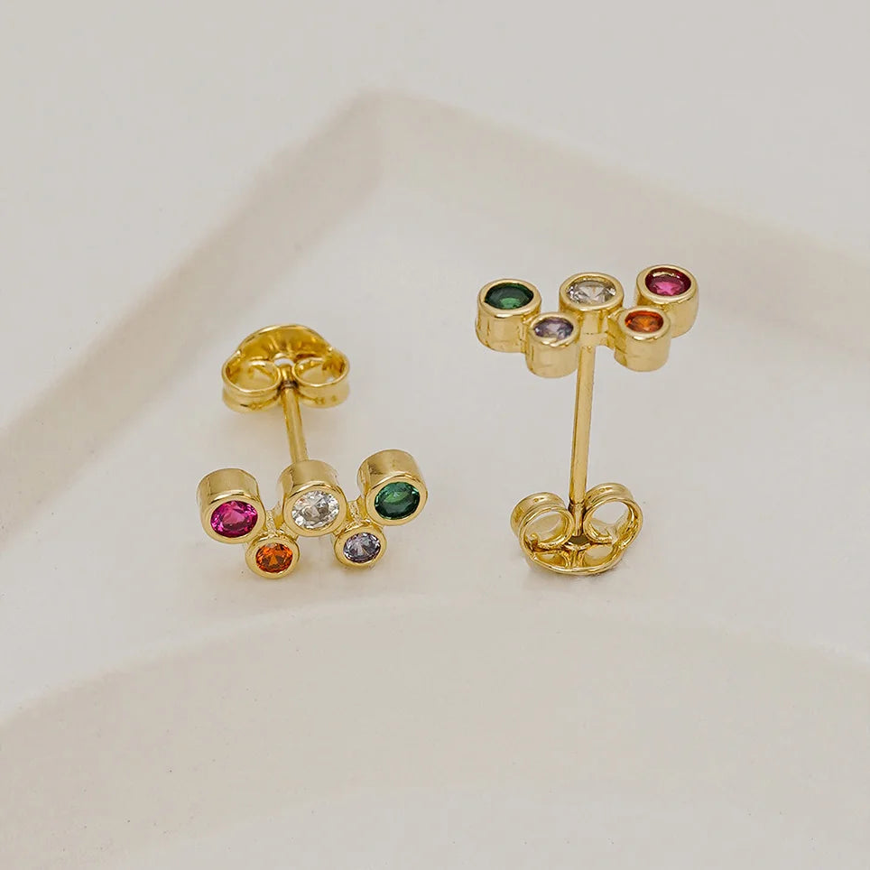 Topitos de oro laminado 18k Ref. 34159