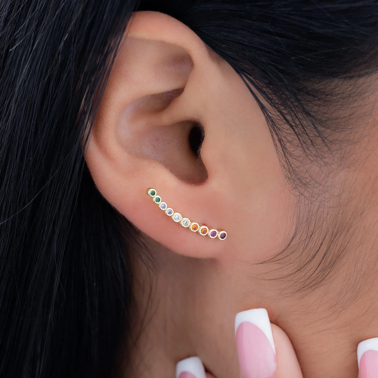 Topitos de oro laminado 18k Ref. 34157