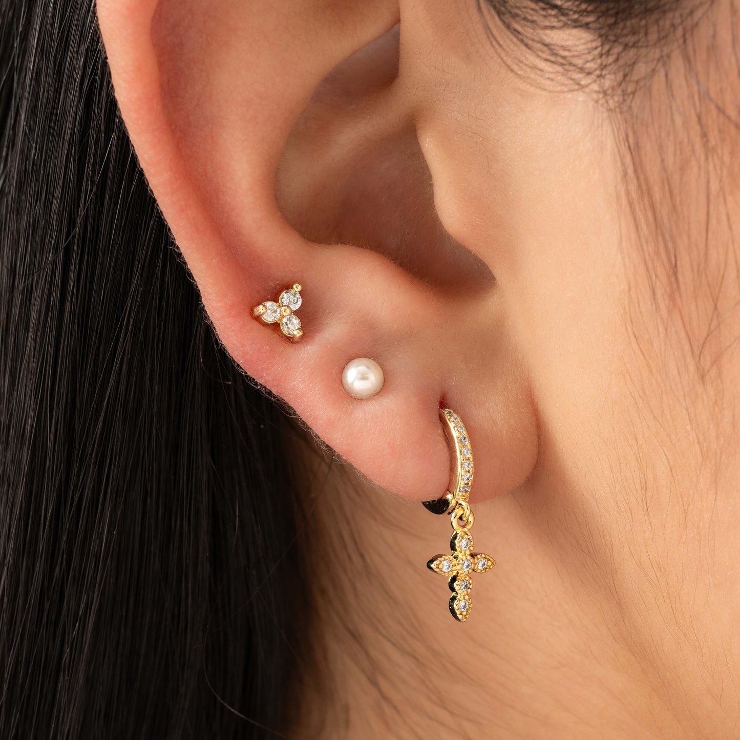 Candonga de oro laminado 18k Ref. 34196