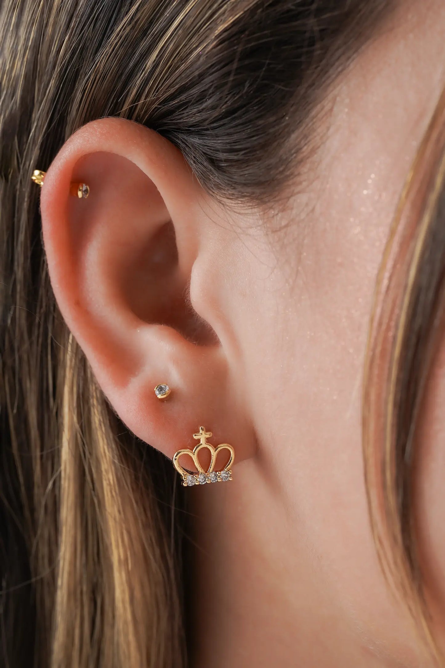 Topitos de oro laminado 18k Ref. 34246