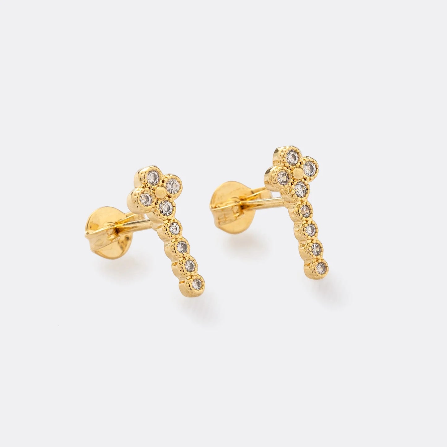 Topitos de oro laminado 18k Ref. 34088