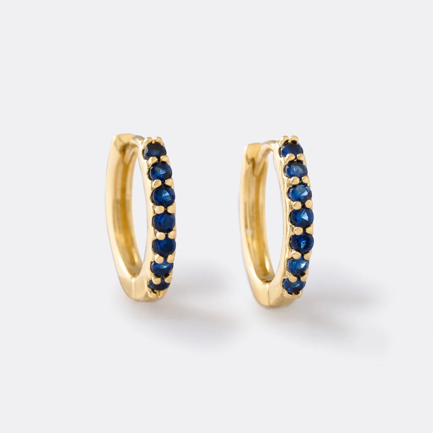Candonga de oro laminado 18k Ref. 34121-Azul