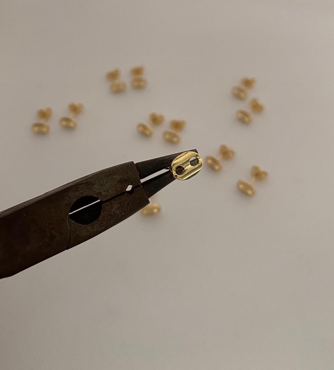 Topitos de oro laminado 18k Ref. 34036
