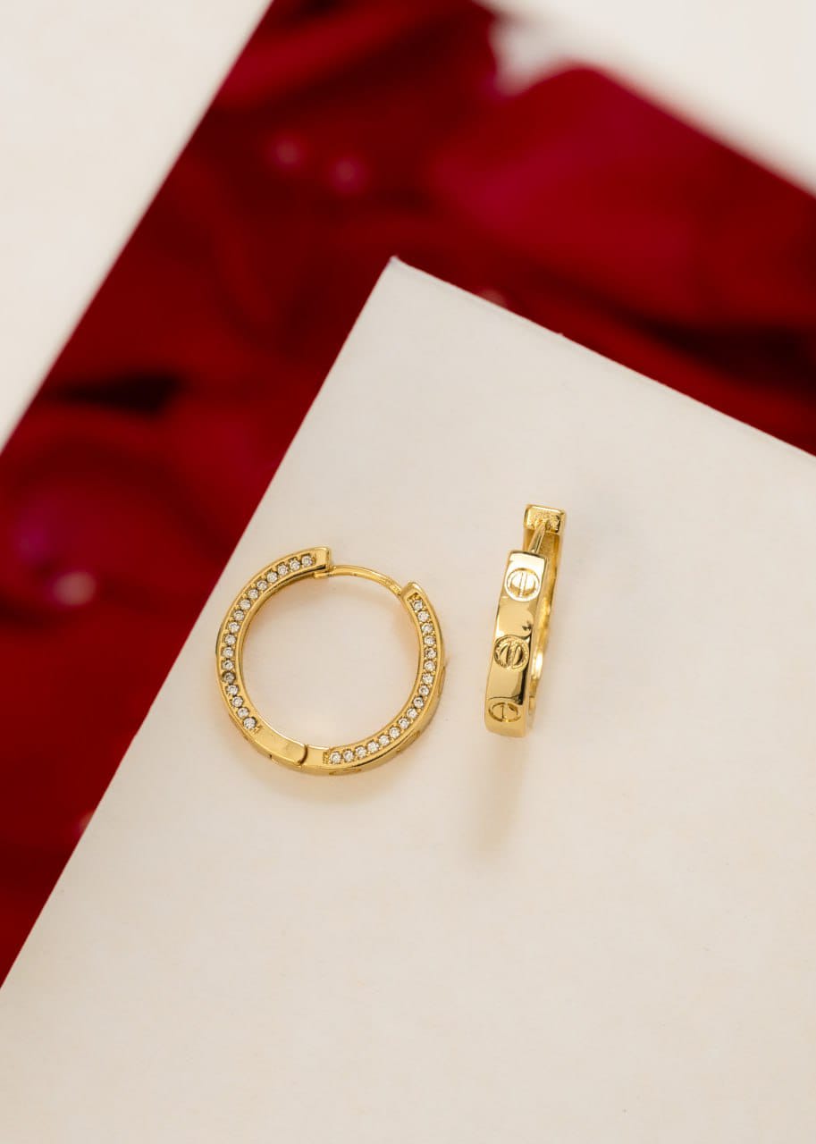Candonga de oro laminado 18k Ref 34312
