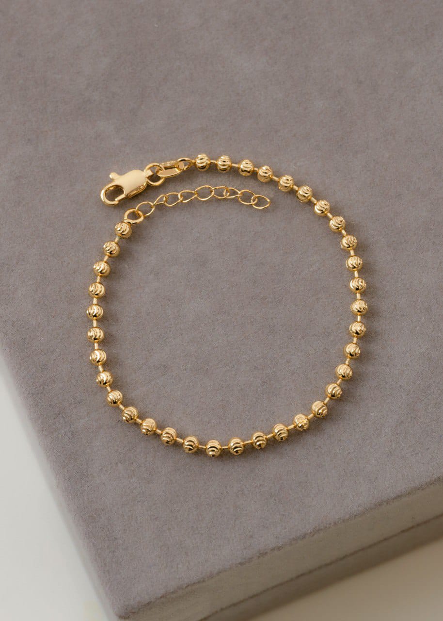Pulsera en oro laminado 18k de 16cm Ref. 50017