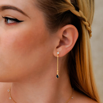 Arete de oro laminado 18k Ref. 34113