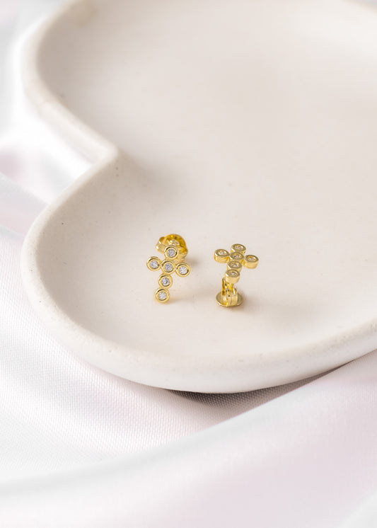 Topitos de oro laminado 18k Ref. 34188
