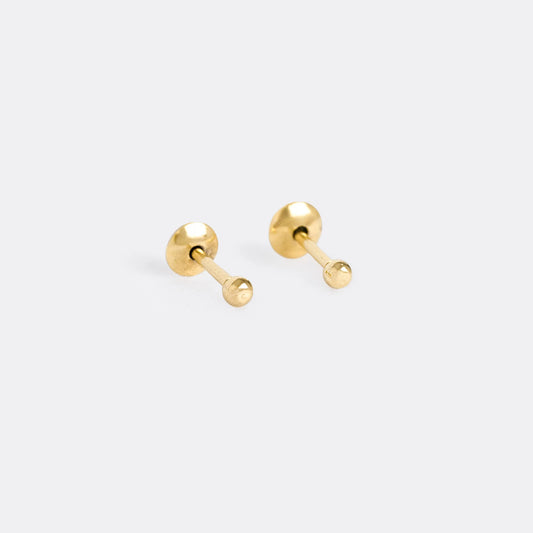 Topitos de oro laminado 18k Ref. 33032