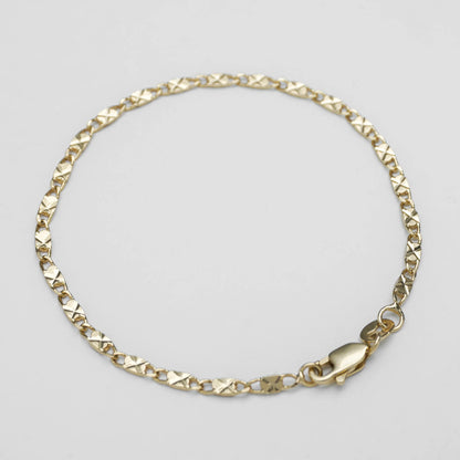 Pulsera en oro laminado 18k de 16cm Ref. 54751