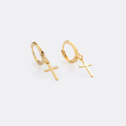 Candonga de oro laminado 18k hombre  Ref. 34008