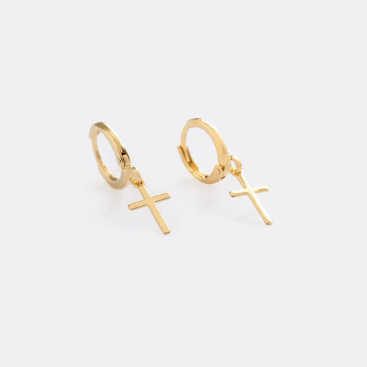 Candonga de oro laminado 18k hombre  Ref. 34008