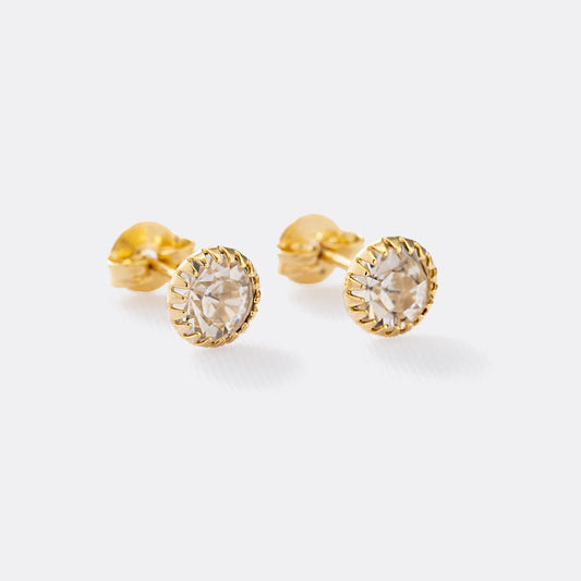 Topitos de oro laminado 18k hombre  Ref. 34039