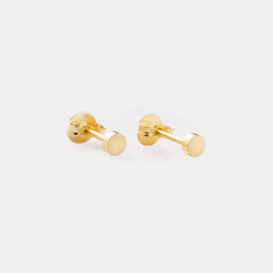 Topitos de oro laminado 18k hombre Ref. 34710