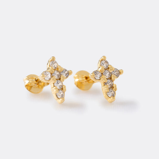 Topitos de oro laminado 18k Ref. 34475