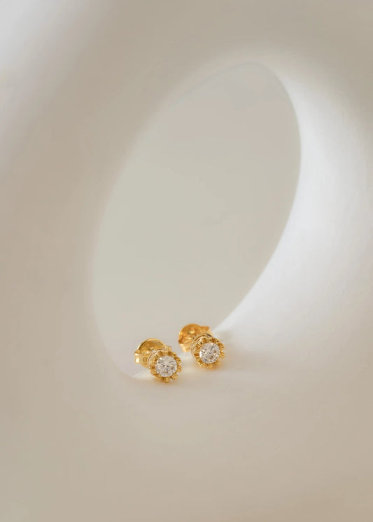 Topitos de oro laminado 18k Ref. 34273
