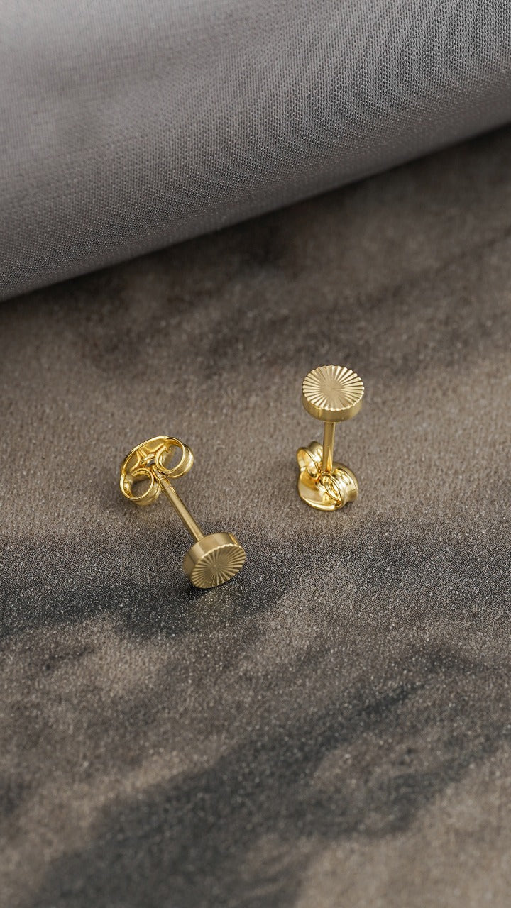 Topitos de oro laminado Ref:34710 3mm
