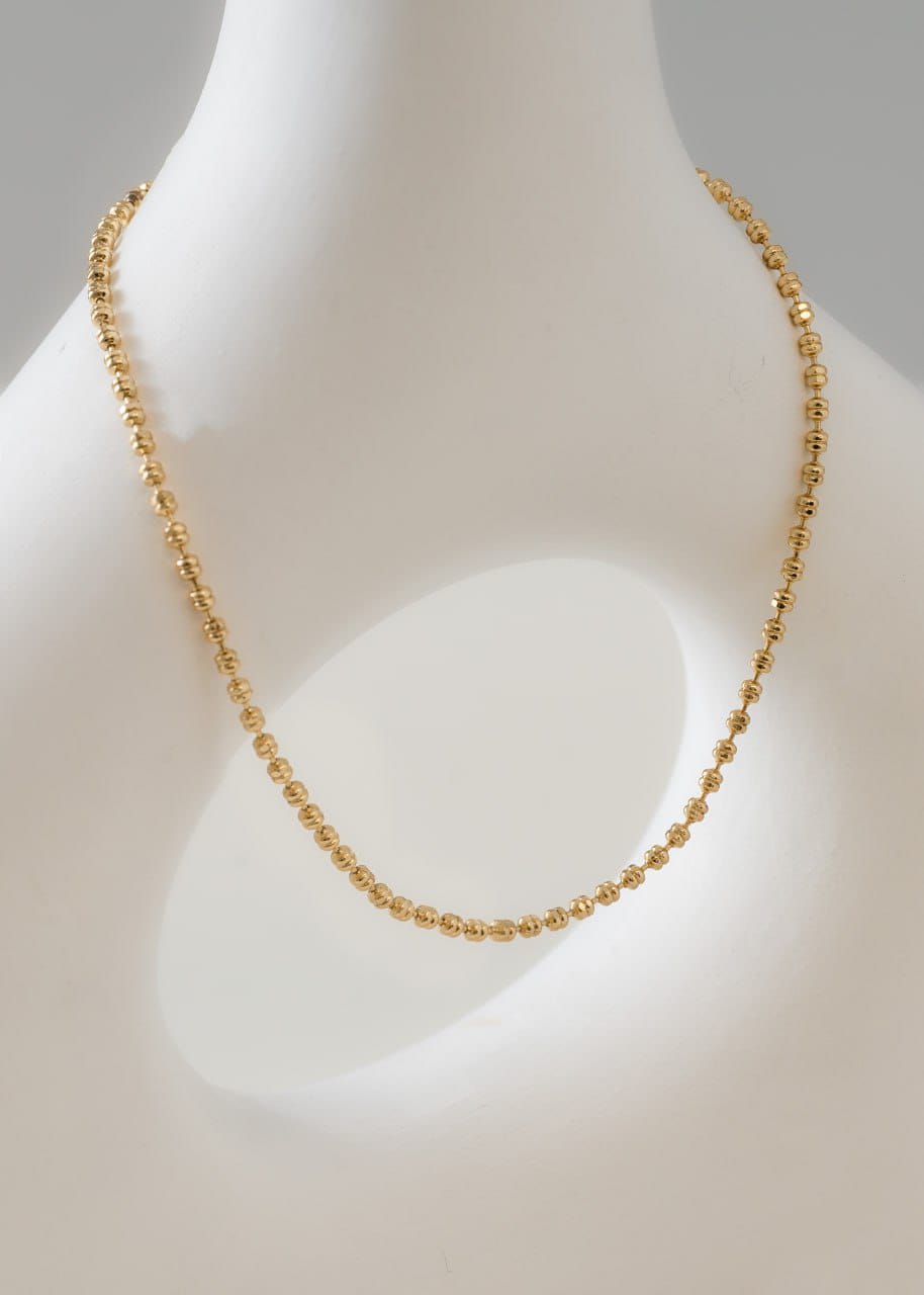 Cadena en oro laminado 18k de 65cm Ref 40018
