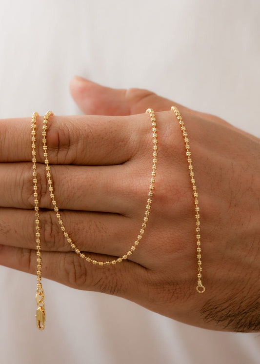 Cadena en oro laminado 18k de 65cm Ref 40018