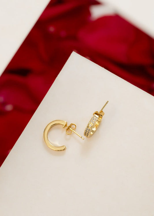 Candonga de oro laminado 18k Ref 34307
