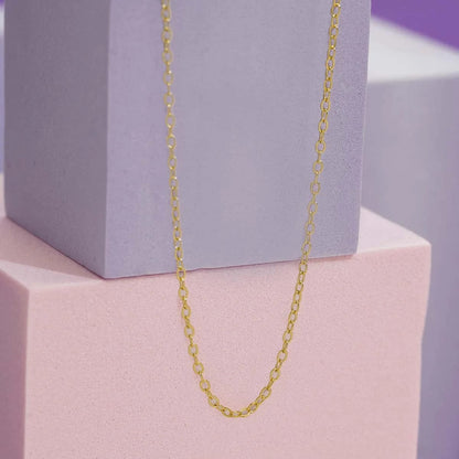 cadena oro laminado 18 aros 45cm 2