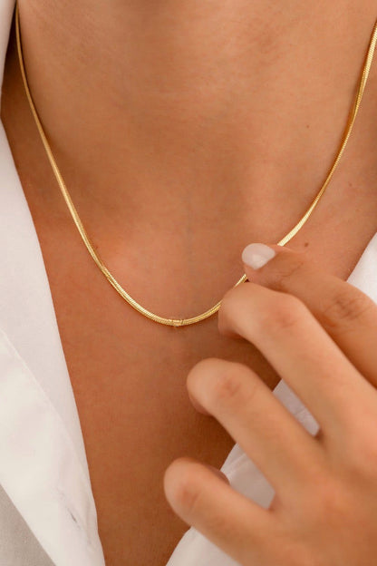 cadena de 45cm oro laminado 